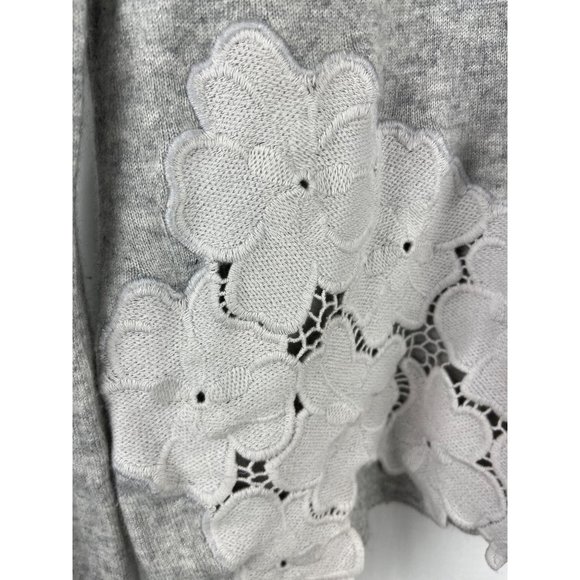 Cottage Lace Ted Baker London Gray Cashmere/Merino Blend Sweater, Women’s 2 - Picture 7 of 10